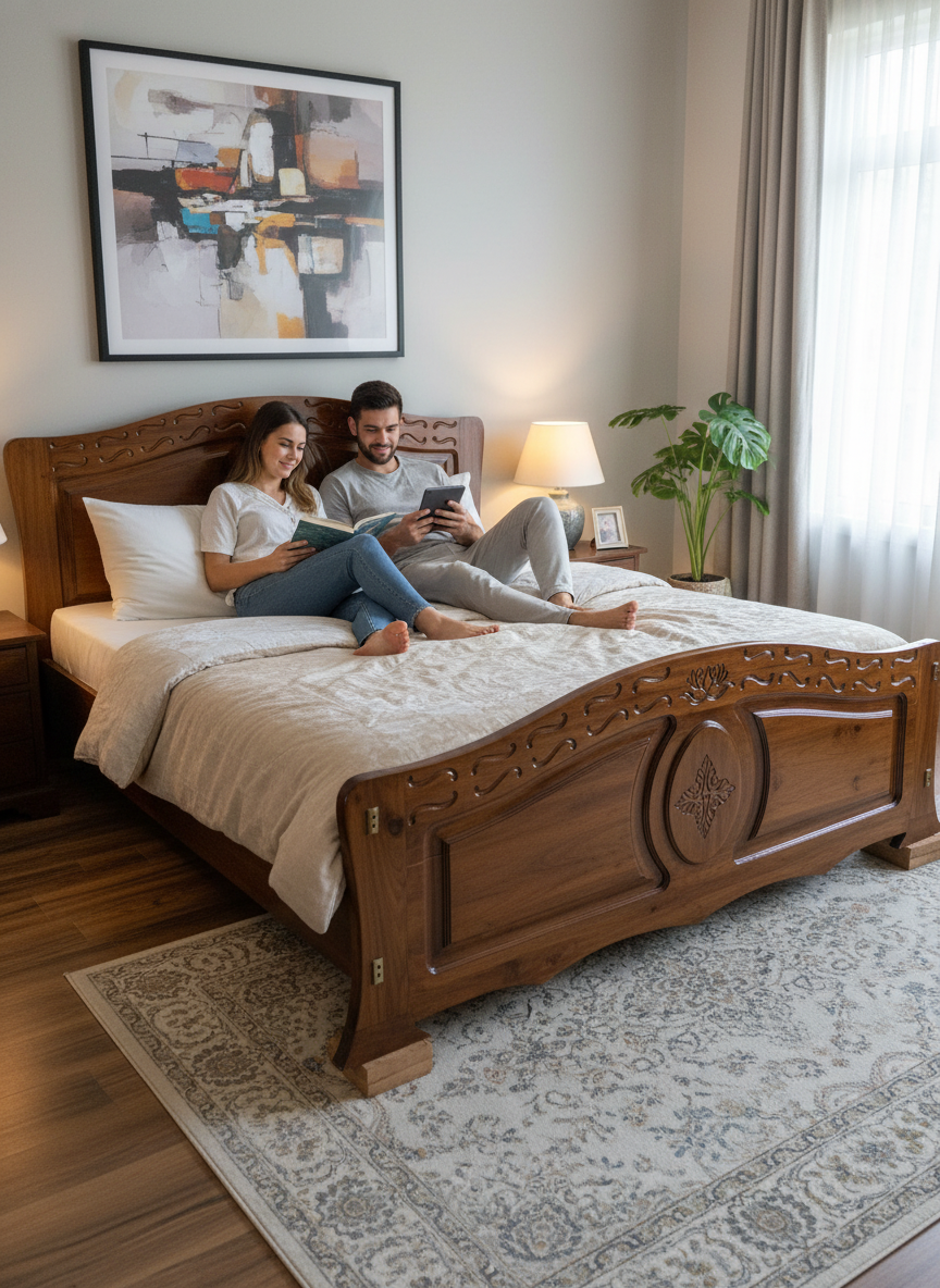 Queen Bed – Modern Design, Superior Comfort